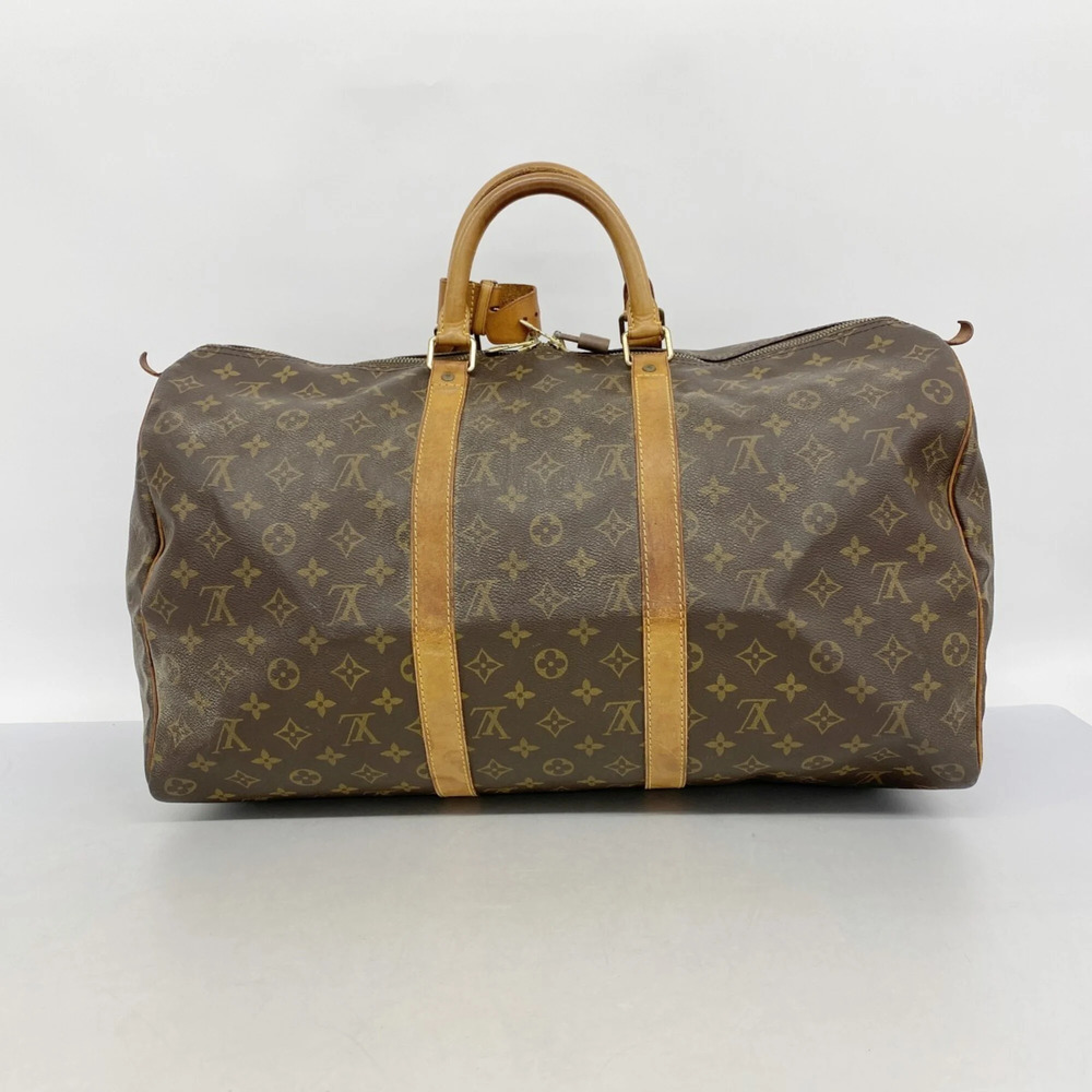 LOUIS VUITTON Brown Monogram Keepall 50 Boston Bag - Picture 11 of 11